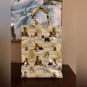 Harrods Dog Pattern Tote